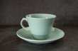 画像3: ENGLAND antique WOOD'S WARE beryl C&S イギリスアンティーク ウッズウェア ベリル カップ＆ソーサー コーヒーカップ ヴィンテージ 1940-60's (3)