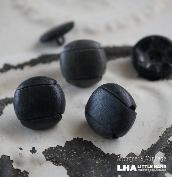 画像1: FRANCE antique BUTTONS フランスアンティーク ボタン 5個セット ヴィンテージ 1950-70's (1)