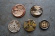 画像2: FRANCE antique BUTTONS フランスアンティーク ボタン 5個セット ヴィンテージ 1950-70's (2)