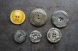 画像3: FRANCE antique BUTTONS フランスアンティーク ボタン 6個セット ヴィンテージ 1950-70's (3)