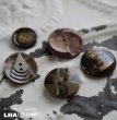 画像1: FRANCE antique BUTTONS フランスアンティーク ボタン 5個セット ヴィンテージ 1950-70's (1)