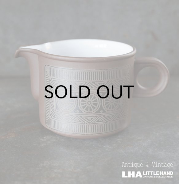 画像1: ENGLAND antique HORNSEA  Palatine Milk Jug イギリスアンティーク ホーンジー  ミルクピッチャー クリーマー ミルクジャグ ヴィンテージ 1977's (1)