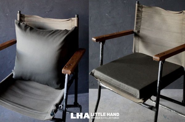 画像1: LHA ORIGINAL CUSHION COVER LHAオリジナル クッションカバー 45x45cm  ループ付き（シートクッション・背当てクッション） (1)