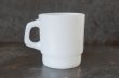 画像3: USA vintage【Fire-king】Mug アメリカヴィンテージ  ファイヤーキング スタッキング 白　ホワイト 1977-86's (3)