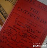 画像: ENGLAND antique WARD LOCK GUIDE BOOKS THE COTSWOLDS イギリスアンティーク ガイドブック 地図 ヴィンテージ 本 マップ 本 ビンテージ 1930-50's