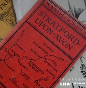 画像: ENGLAND antique WARD LOCK GUIDE BOOKS イギリスアンティーク ガイドブック 地図 ヴィンテージ 本 マップ 本 ビンテージ 1930-50's