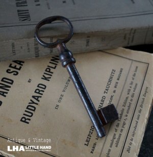 画像: FRANCE antique KEY フランスアンティークキー 大きな鍵 H10cm 1890-1920's