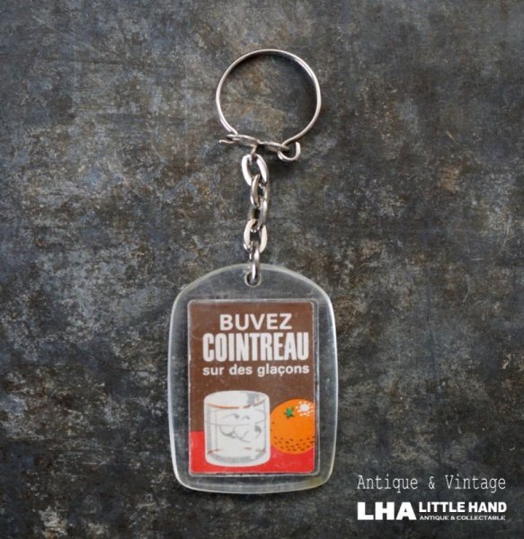 画像1: FRANCE antique FRENCH KEYRING BUVEZ COINTREAU フランスヴィンテージ フレンチキーホルダー ヴィンテージ 1960-70's  (1)