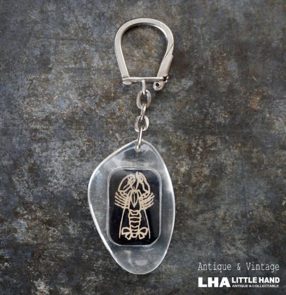 画像1: FRANCE antique FRENCH KEYRING  PERROS GUIREC フランスヴィンテージ フレンチキーホルダー ヴィンテージ 1960-70's  (1)