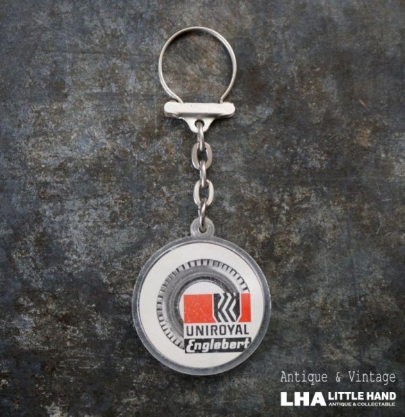 画像1: FRANCE antique FRENCH KEYRING  UNIROYAL フランスヴィンテージ フレンチキーホルダー ヴィンテージ 1960-70's  (1)