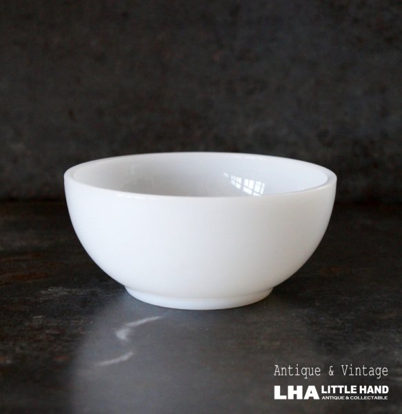 画像1: U.S.A. vintage  Fire-king Chili Bowl アメリカヴィンテージ ファイヤーキング ホワイト チリボウル 1950-60's (1)