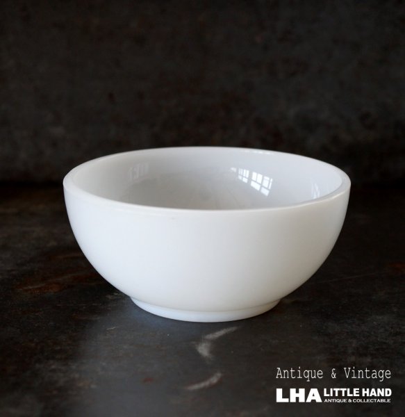 画像1: U.S.A. vintage  Fire-king Chili Bowl アメリカヴィンテージ ファイヤーキング ホワイト チリボウル 1950-60's (1)