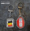 画像1: FRANCE antique FRENCH KEYRING 2pcs フランスヴィンテージ フレンチキーホルダー 2個SET 1960-70's  (1)