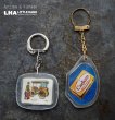 画像1: FRANCE antique FRENCH KEYRING 2pcs フランスヴィンテージ フレンチキーホルダー 2個SET 1960-70's  (1)