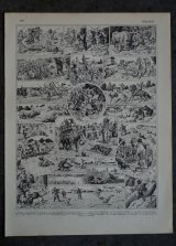 画像: FRANCE antique ART PAPER  フランスアンティーク 辞書・図鑑の1ページ ［狩猟］ 描画 アンティークアート 1900's