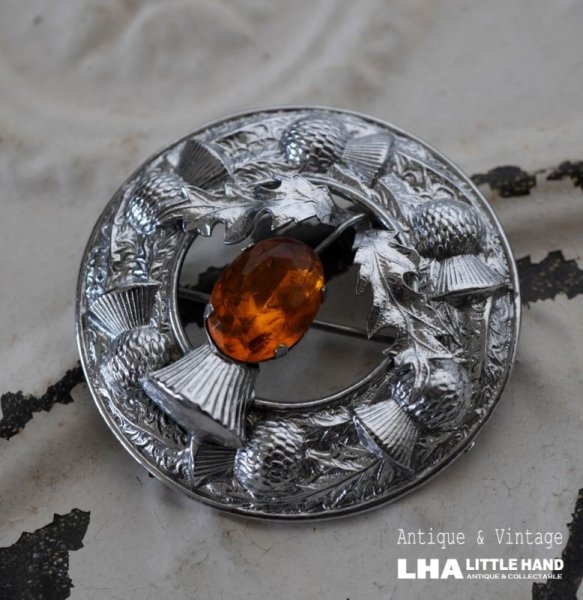 画像1: SALE【30%OFF】ENGLAND antique Brooch イギリスアンティーク ブローチ アクセサリー ヴィンテージブローチ コスチュームジュエリー 1960-80's  (1)