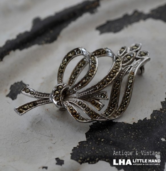 画像1: SALE【30%OFF】ENGLAND antique Brooch イギリスアンティーク ブローチ アクセサリー ヴィンテージブローチ コスチュームジュエリー 1960-80's  (1)