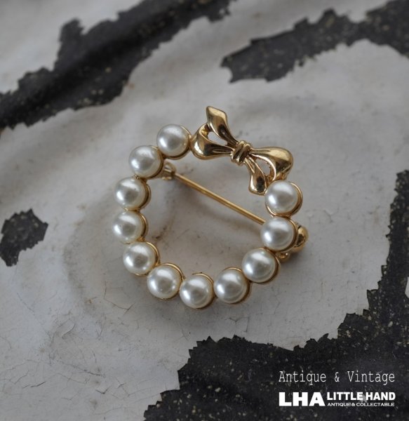 画像1: SALE【30%OFF】ENGLAND antique Brooch イギリスアンティーク ブローチ アクセサリー ヴィンテージブローチ コスチュームジュエリー 1960-80's  (1)