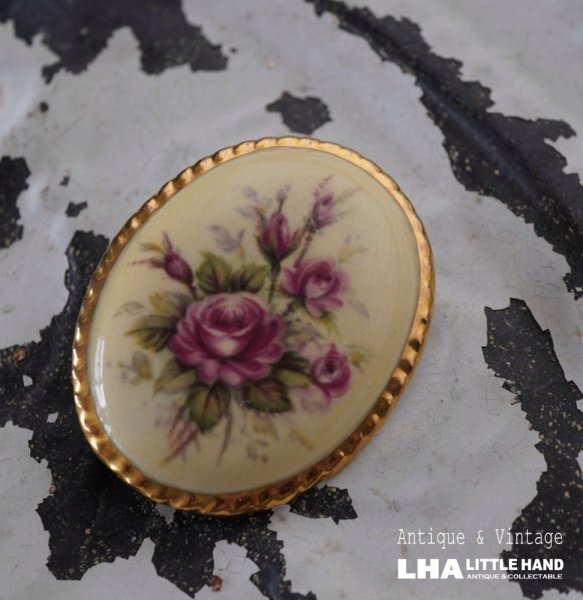 画像1: SALE【30%OFF】ENGLAND antique Brooch イギリスアンティーク ブローチ アクセサリー ヴィンテージブローチ コスチュームジュエリー 1960-80's  (1)