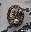 画像1: SALE【30%OFF】ENGLAND antique Brooch イギリスアンティーク ブローチ アクセサリー ヴィンテージブローチ コスチュームジュエリー 1960-80's  (1)