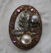 画像2: SALE【30%OFF】ENGLAND antique Brooch イギリスアンティーク ブローチ アクセサリー ヴィンテージブローチ コスチュームジュエリー 1960-80's  (2)