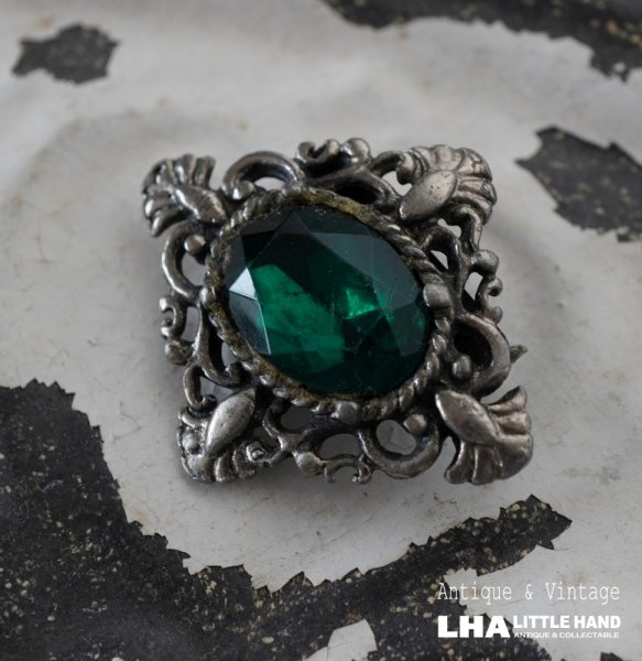 画像1: SALE【30%OFF】ENGLAND antique Brooch イギリスアンティーク ブローチ アクセサリー ヴィンテージブローチ コスチュームジュエリー 1960-80's  (1)