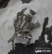 画像1: SALE【30%OFF】ENGLAND antique Brooch イギリスアンティーク ブローチ アクセサリー ヴィンテージブローチ コスチュームジュエリー 1960-80's  (1)
