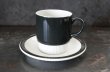 画像2: ENGLAND antique POOLE POTTERY C&S イギリスアンティーク プールポタリー  カップ＆ソーサー  ヴィンテージ 1950's (2)