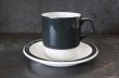 画像2: ENGLAND antique POOLE POTTERY C&S イギリスアンティーク プールポタリー  カップ＆ソーサー  ヴィンテージ 1950's (2)