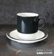 画像1: ENGLAND antique POOLE POTTERY C&S イギリスアンティーク プールポタリー  カップ＆ソーサー  ヴィンテージ 1950's (1)