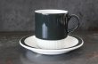 画像2: ENGLAND antique POOLE POTTERY C&S イギリスアンティーク プールポタリー  カップ＆ソーサー  ヴィンテージ 1950's (2)