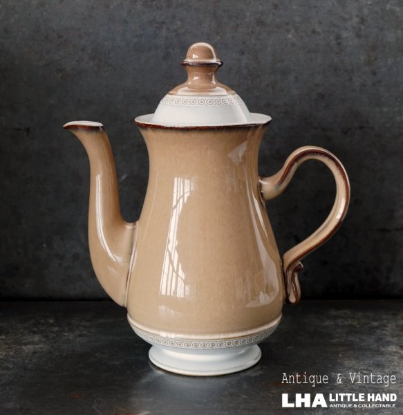 画像1: ENGLAND antique DENBY Seville TEA POT イギリスアンティーク デンビー セビリア ポット ティーポット コーヒーポット ヴィンテージ 1975-80's (1)