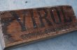画像16: 【RARE】ENGLAND antique VIROL BOX イギリスアンティーク 木製 ウッドボックス 木箱 1910-30's   (16)