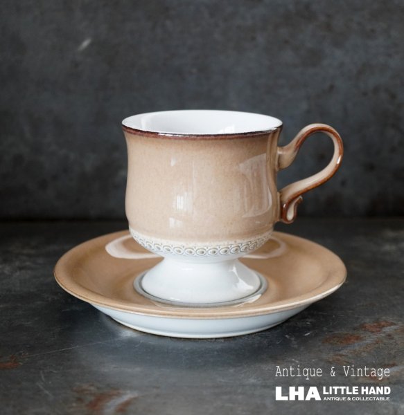 画像1: ENGLAND antique DENBY SEVILLE C&S イギリスアンティーク デンビー セビリア カップ＆ソーサー ヴィンテージ 1975-80's (1)