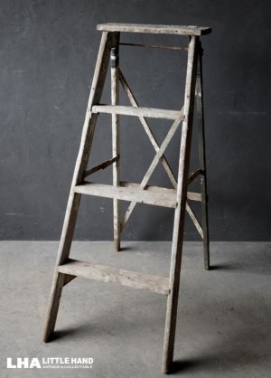 画像: U.S.A. antique STEP LADDER アメリカアンティーク ステップラダー 脚立 梯子 はしご 踏み台 ヴィンテージ 1950-80's