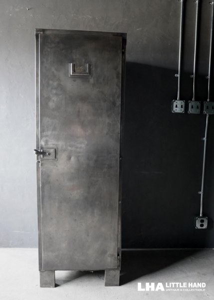 画像1: FRANCE antique INDUSTRIAL LOCKER フランスアンティーク インダストリアル メタル ロッカー キャビネット ヴィンテージ 1950's (1)