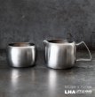 画像1: SALE【30％OFF】ENGLAND antique OLD HALL Sugar Bowl & Milk Jug イギリスアンティーク オールドホール シュガーボウル 8oz＆ミルクジャグ 1/2pt　ヴィンテージ［マット仕上げ］ 1950-60's (1)