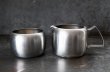 画像2: SALE【30％OFF】ENGLAND antique OLD HALL Sugar Bowl & Milk Jug イギリスアンティーク オールドホール シュガーボウル 8oz＆ミルクジャグ 1/2pt　ヴィンテージ［マット仕上げ］ 1950-60's (2)
