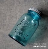 画像: USA antique Ball Jar (Ｍ) アメリカアンティーク BALL ジャー ガラスジャー (Ｍ) メイソンジャー保存瓶 ヴィンテージ ガラス瓶 1910-23's