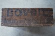 画像6: 【RARE】ENGLAND antique BOVRIL BOX イギリスアンティーク ボブリル 木製 ウッドボックス [スクエア] ヴィンテージ 1910-30's  