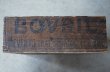 画像6: 【RARE】ENGLAND antique BOVRIL BOX イギリスアンティーク ボブリル 木製 ウッドボックス [スクエア] ヴィンテージ 1910-30's   (6)