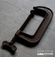 画像1: U.S.A. antique CLAMP アメリカアンティーク インダストリアル アイアン クランプ ヴィンテージ 万力 工業系 1930－60's