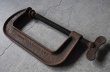 画像10: U.S.A. antique CLAMP アメリカアンティーク インダストリアル アイアン クランプ ヴィンテージ 万力 工業系 1930－60's (10)