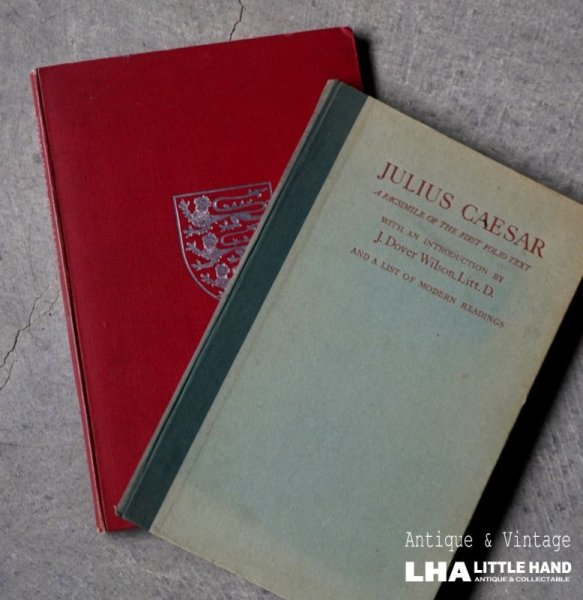 画像1: ENGLAND antique BOOK イギリス アンティーク 本 2冊セット 古書 洋書 ブック 1940-50's (1)