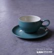 画像1: ENGLAND antique DENBY Manor Green C&S イギリスアンティーク デンビー カップ＆ソーサー ヴィンテージ 1950-80's (1)