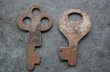 画像6: U.S.A. antique KEYS 2pcs アメリカアンティークキー ヴィンテージキー 鍵 2本セット ヴィンテージ 1940-70s