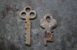 画像5: U.S.A. antique KEYS 2pcs アメリカアンティークキー ヴィンテージキー 鍵 2本セット ヴィンテージ 1940-70s (5)