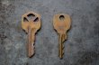 画像4: U.S.A. antique KEYS 2pcs アメリカアンティークキー ヴィンテージキー 鍵 2本セット ヴィンテージ 1940-70s