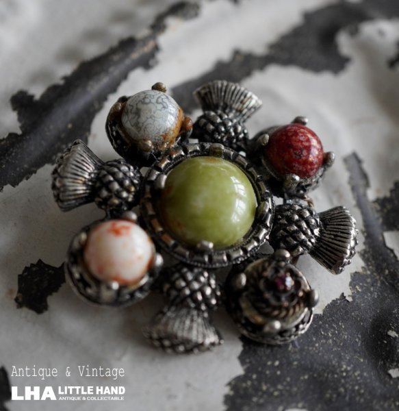 画像1: SALE【30%OFF】ENGLAND antique Brooch イギリスアンティーク ブローチ アクセサリー ヴィンテージブローチ コスチュームジュエリー 1960-80's  (1)