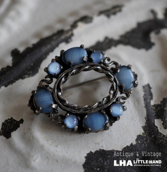 画像1: SALE【30%OFF】ENGLAND antique Brooch イギリスアンティーク ブローチ アクセサリー ヴィンテージブローチ コスチュームジュエリー 1960-80's  (1)